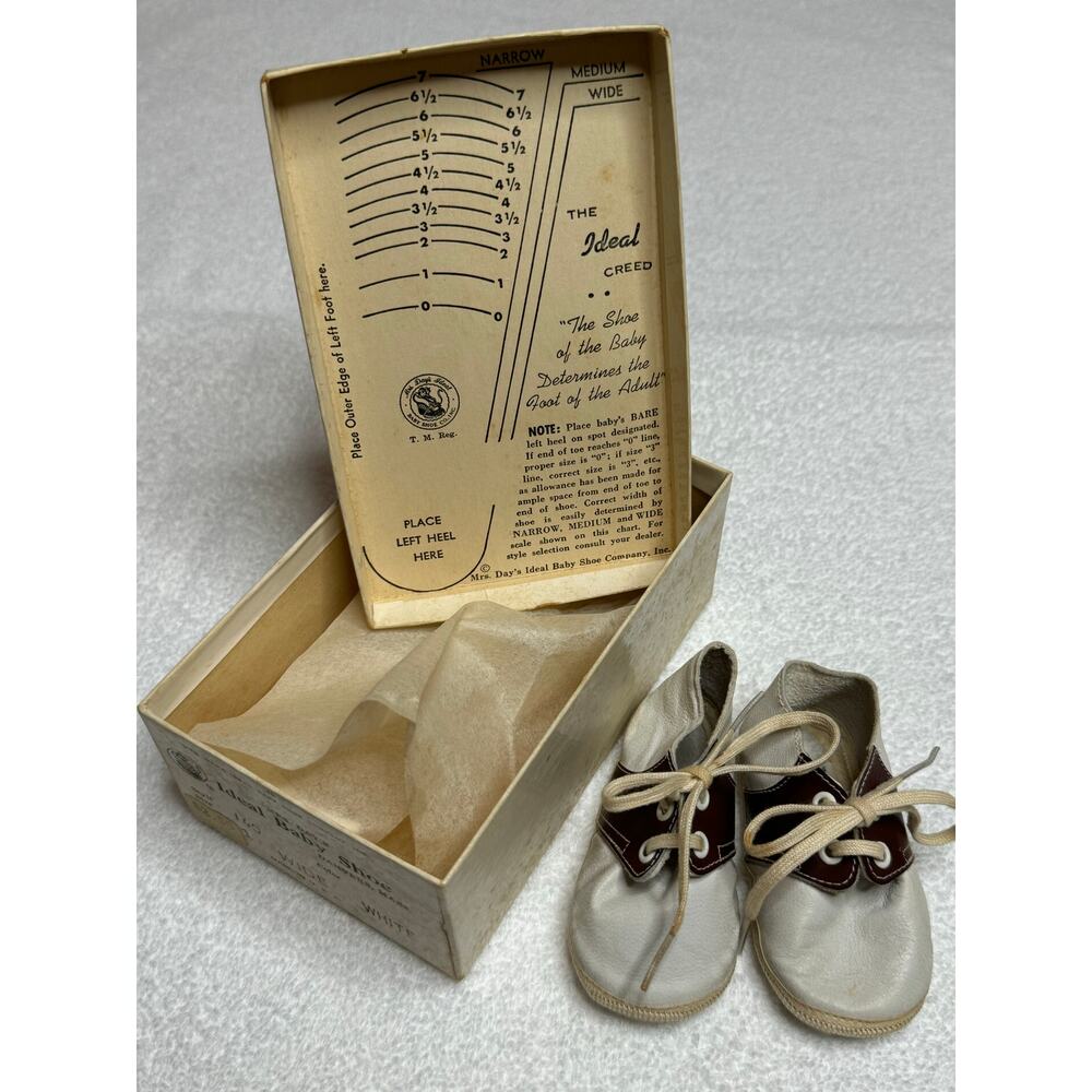 Vintage Baby Shoes - Size 0